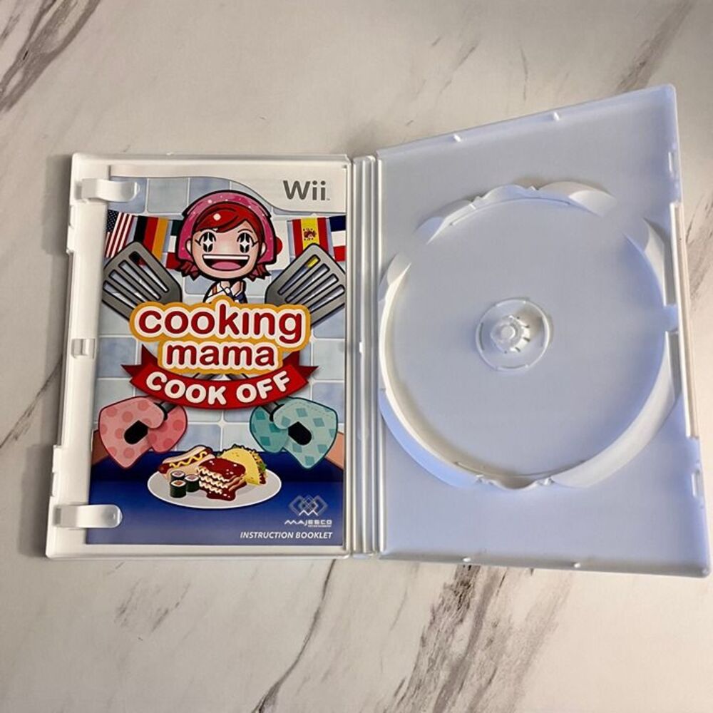 Cooking Mama Cook Off Original Nintendo Wii Replacement Case Manual Only No Game